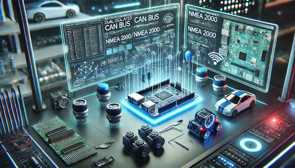 Futuristic ESP32 Development Board for IoT and Embedded Systems