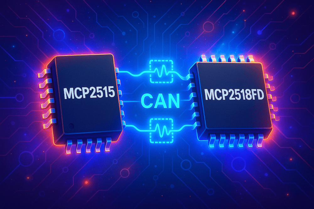 MCP2515 and MCP2518FD CAN Controllers